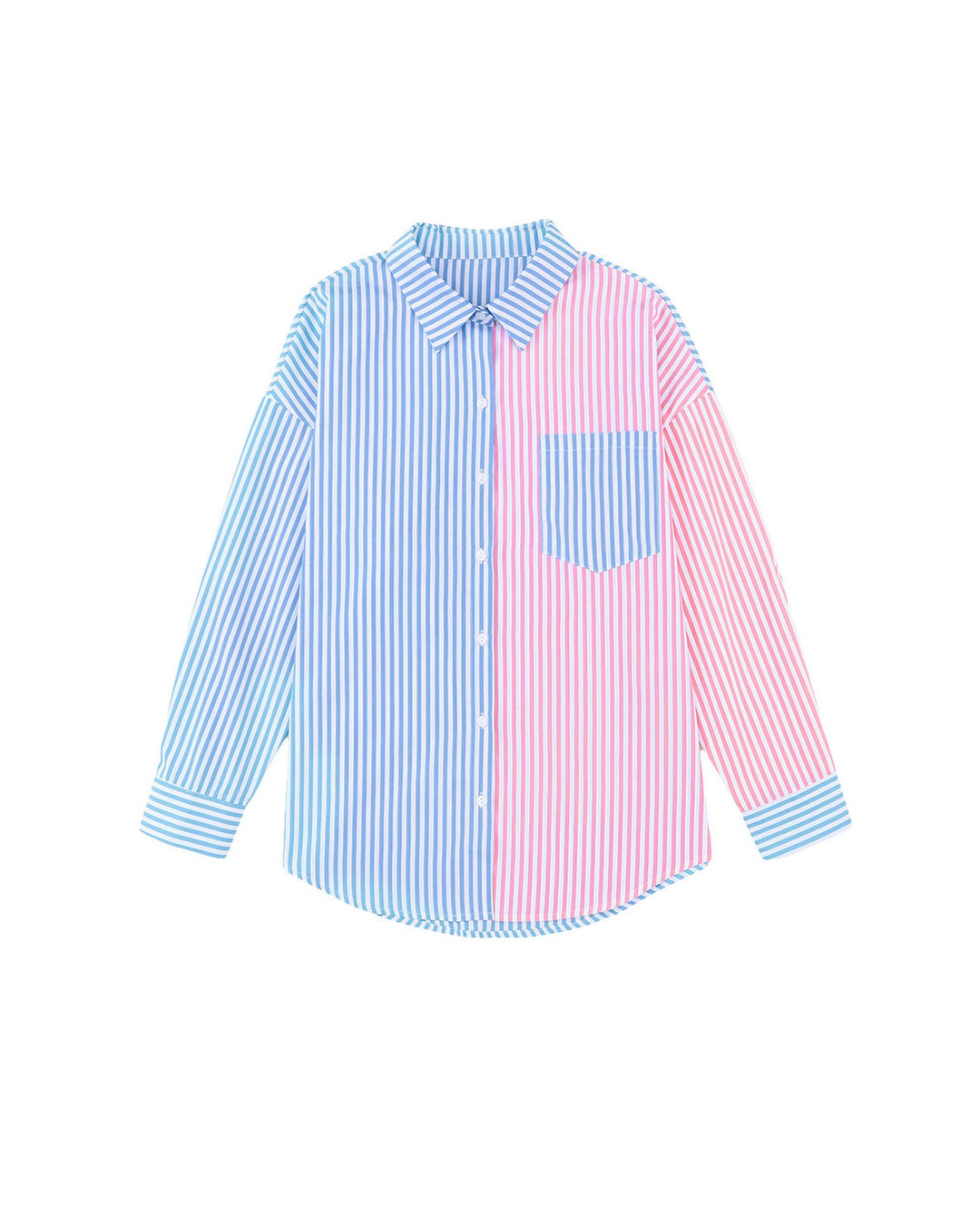 Azura Exchange Striped Print Shirt - M