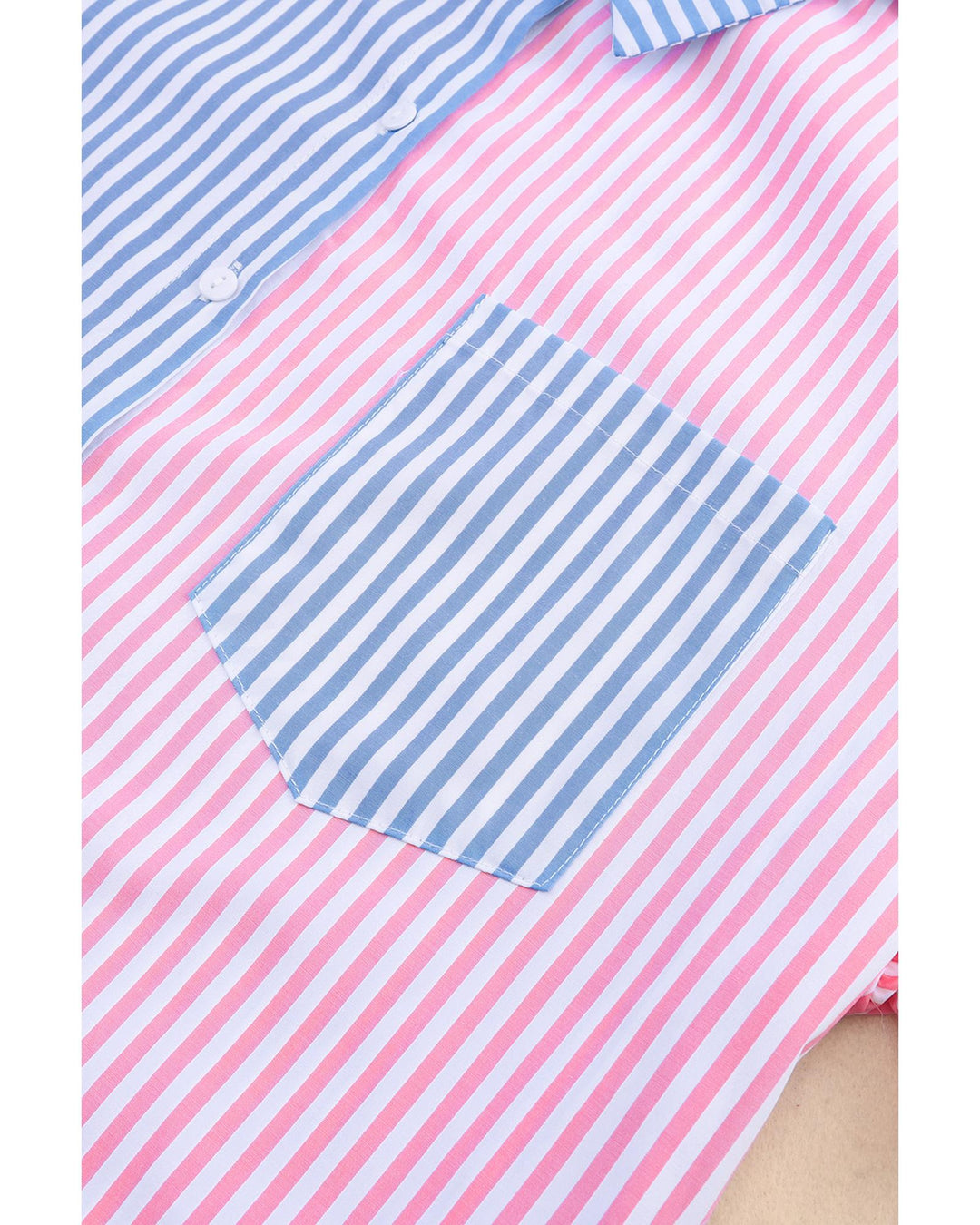 Azura Exchange Striped Print Shirt - S