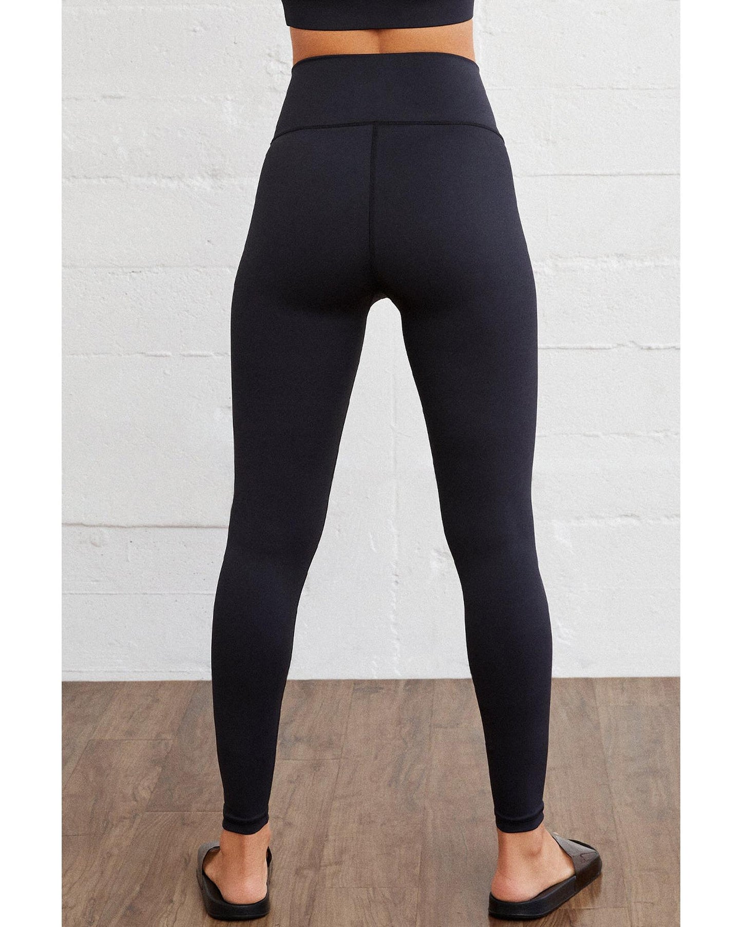 Azura Exchange Black Arched Waist Seamless Active Leggings - M