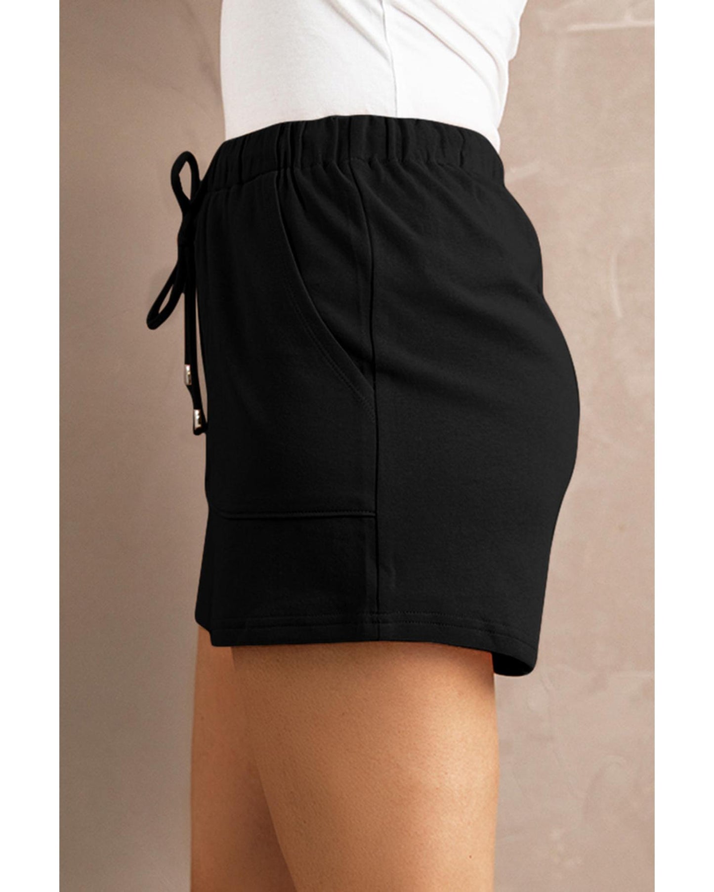 Azura Exchange Elastic Waist Pocketed Shorts - M