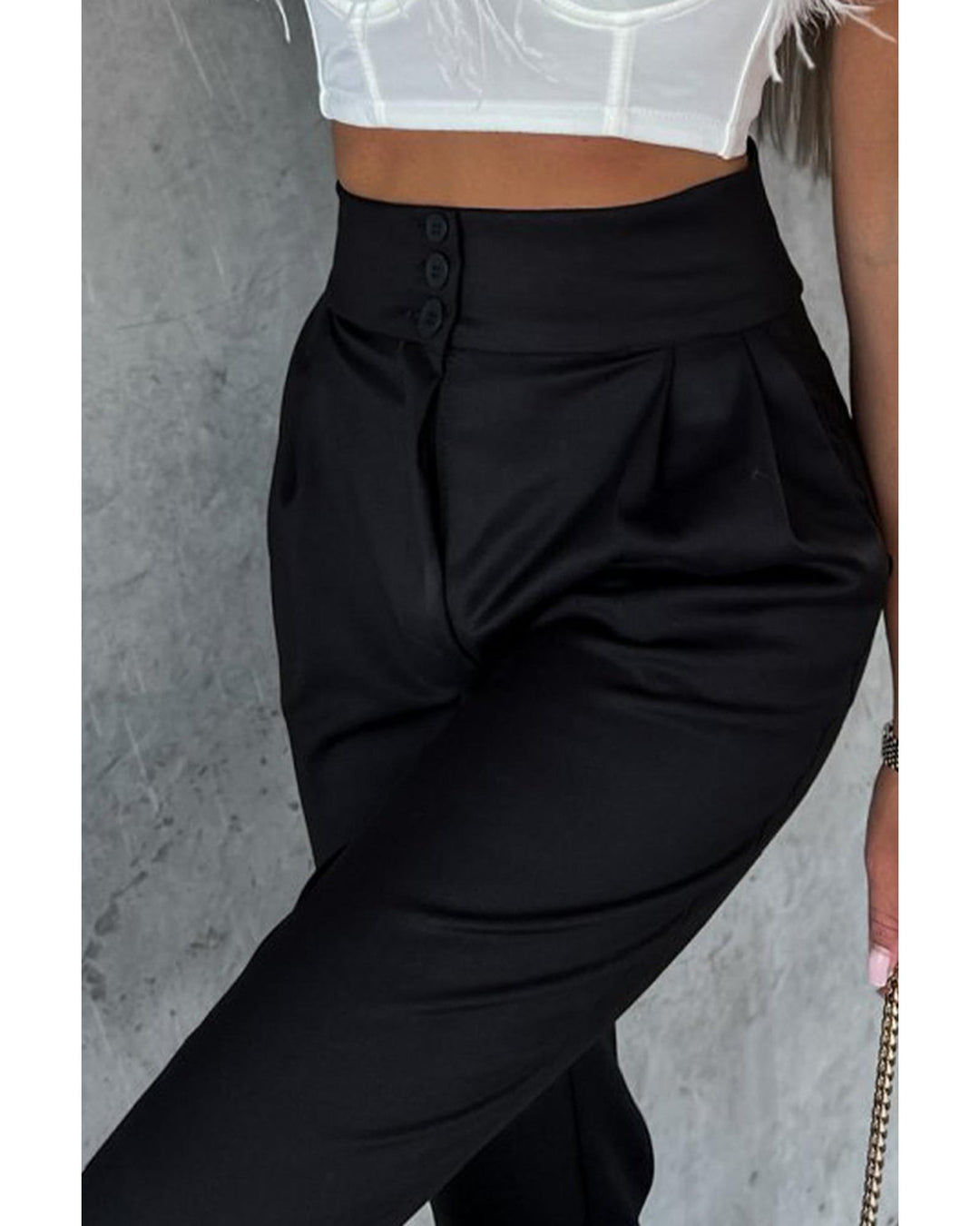 Azura Exchange High Waist Tapered Pants - 10 US