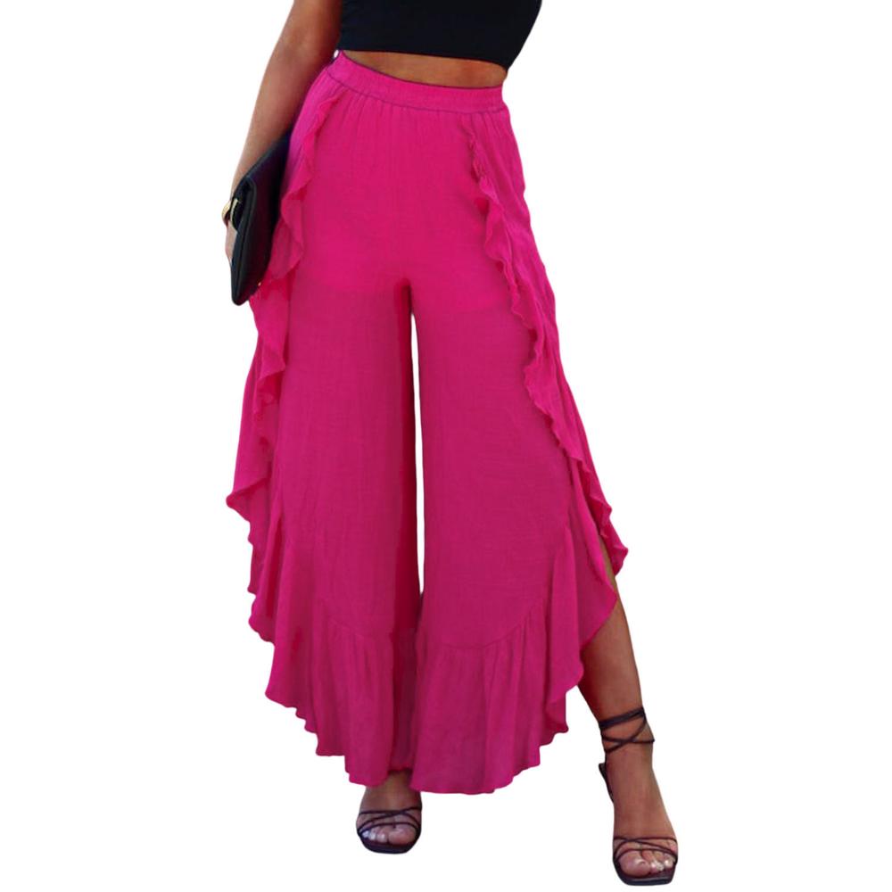 Azura Exchange High Waist Wide Leg Pants - S