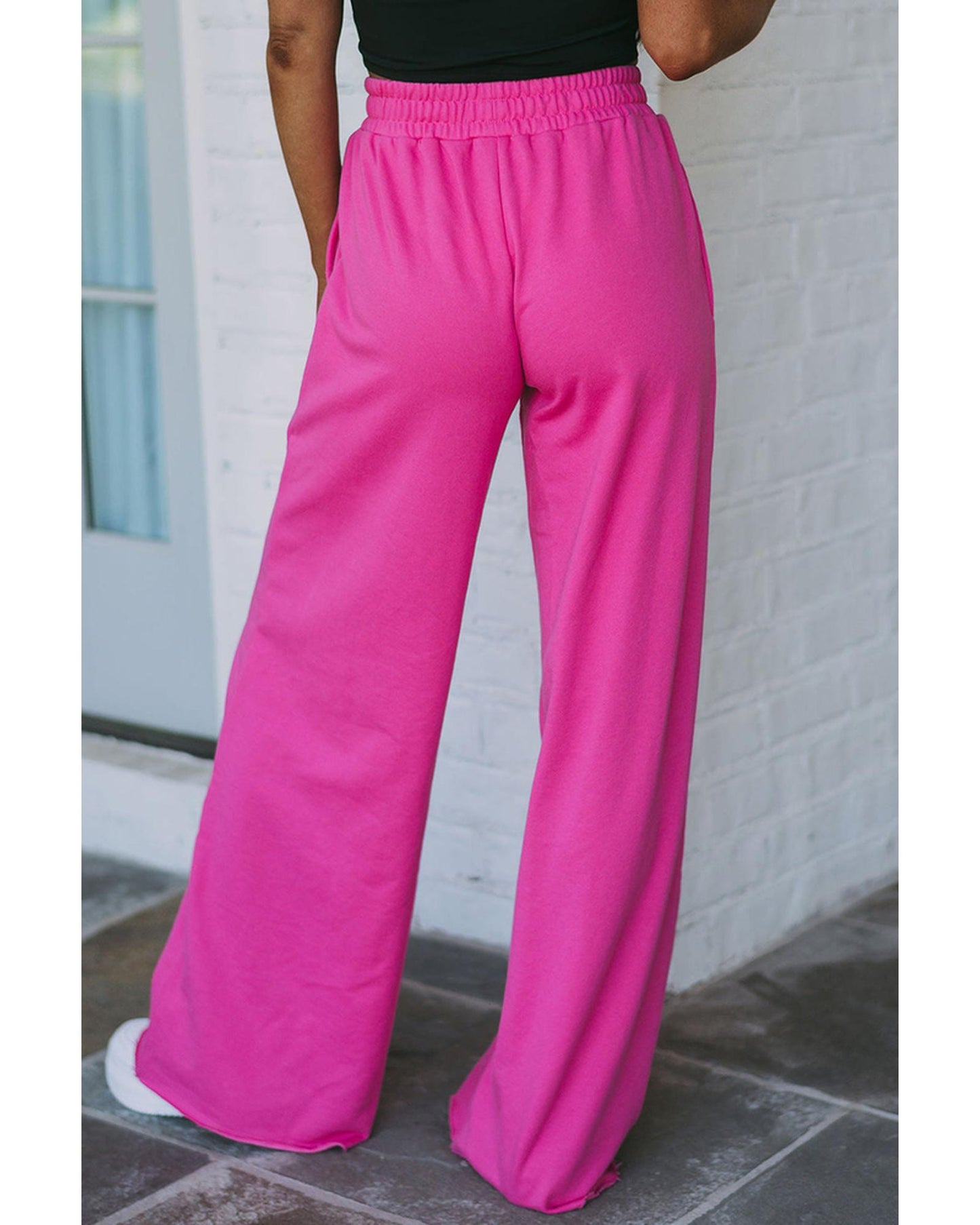 Azura Exchange Pocketed Wide Leg Pants - L