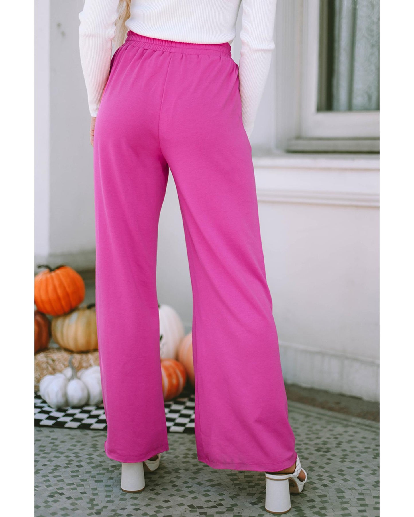 Azura Exchange Pocketed Wide Leg Pants - L