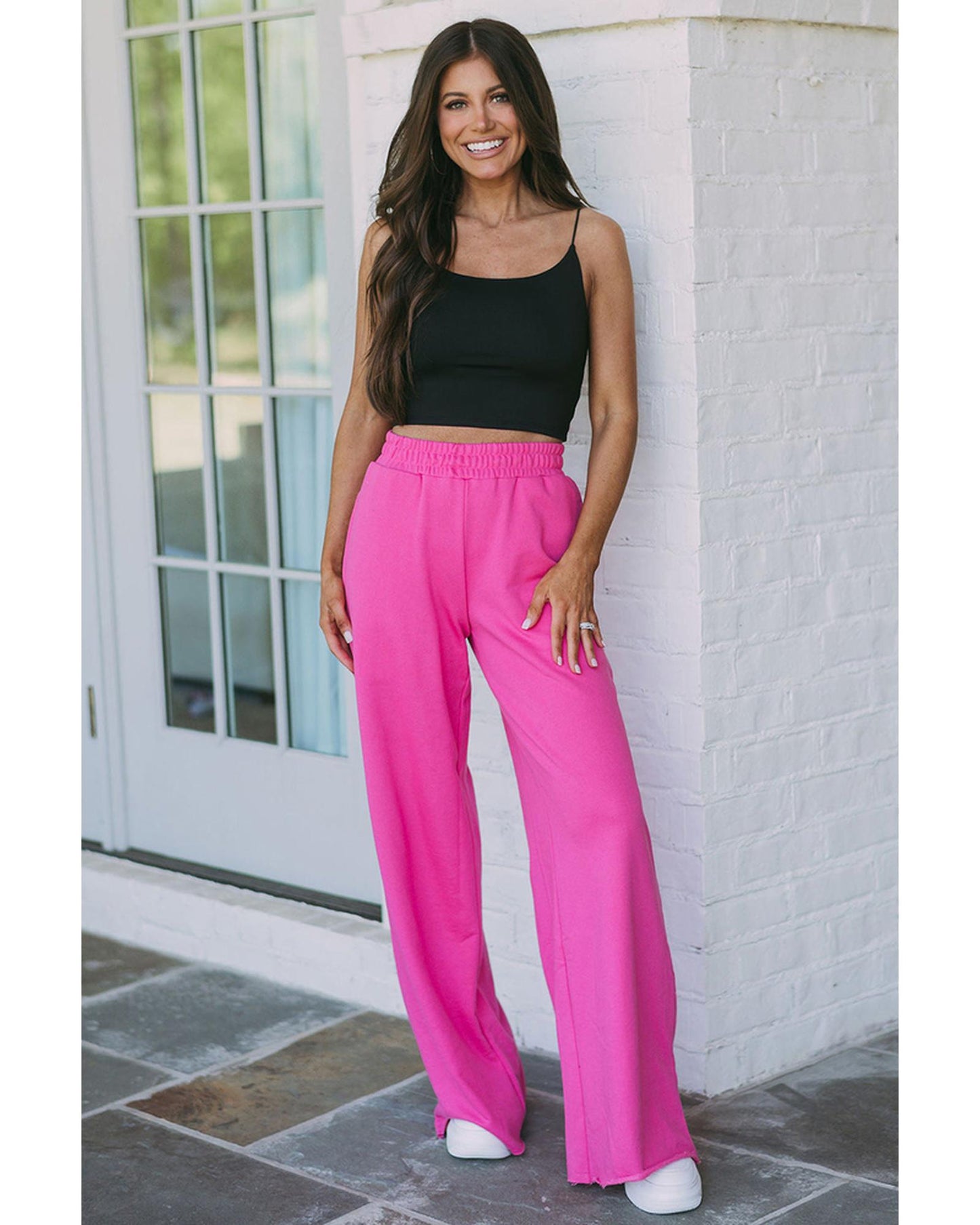 Azura Exchange Pocketed Wide Leg Pants - M