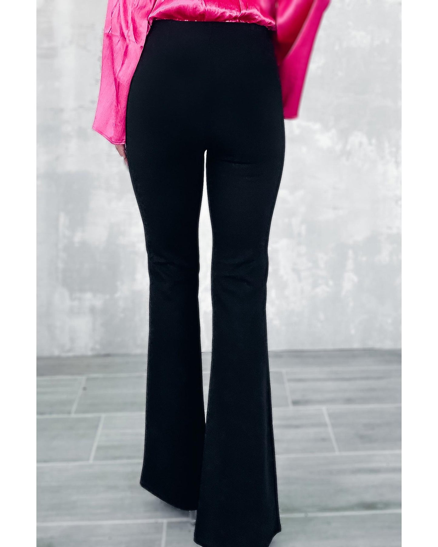 Azura Exchange Flare Bottom Pants with Split Front - 8 US