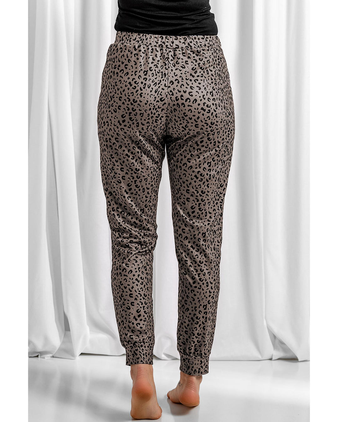 Azura Exchange Leopard Print Joggers - M