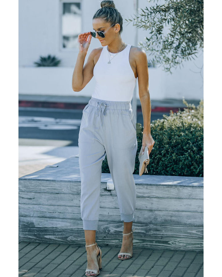 Azura Exchange Causal Pants with Pockets - M