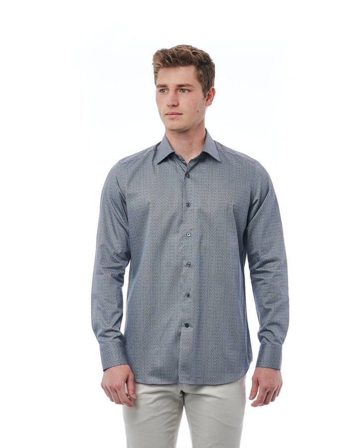 Regular Fit Shirt with Italian Collar 44 IT Men