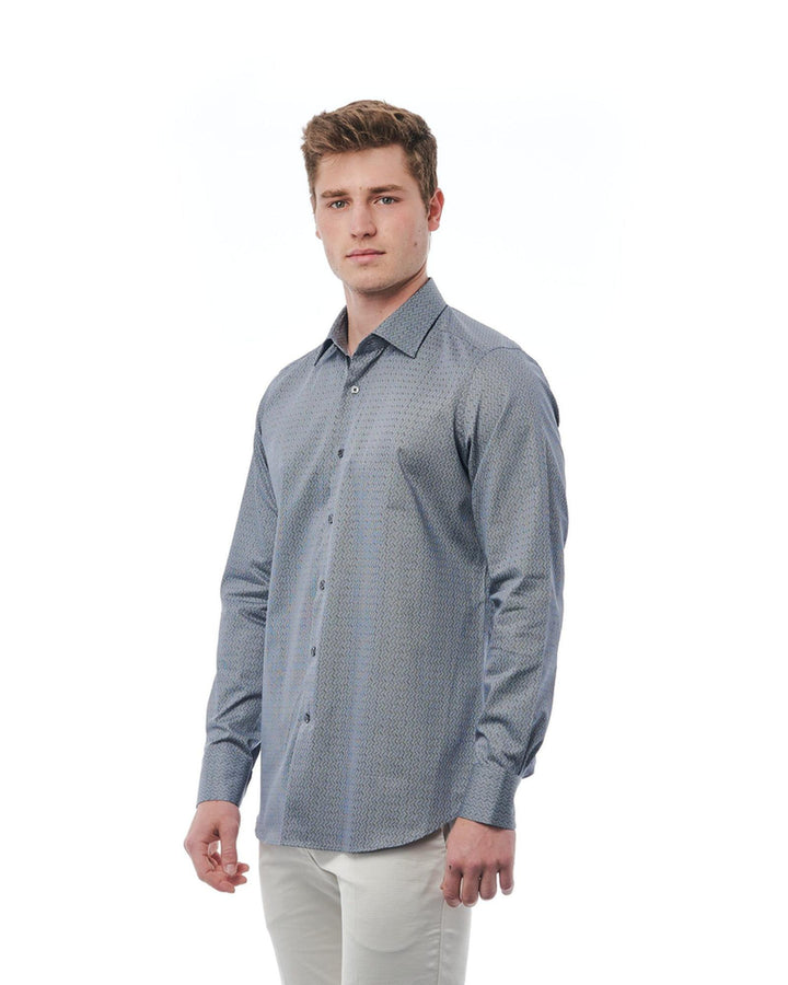 Regular Fit Shirt with Italian Collar 44 IT Men