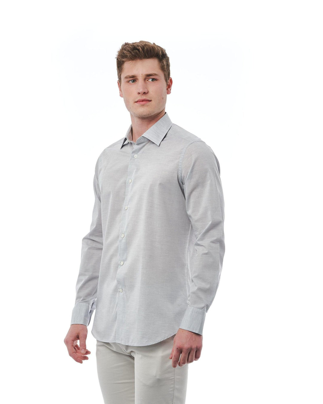 Regular Fit Shirt With Italian Collar 39 IT Men