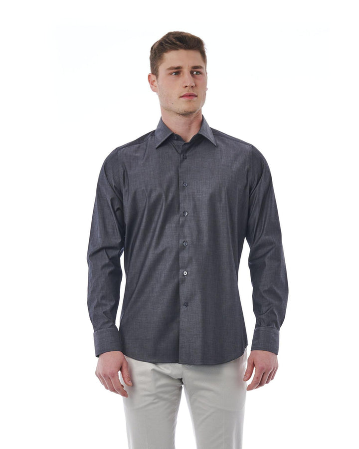 Regular Fit Shirt with Italian Collar 44 IT Men