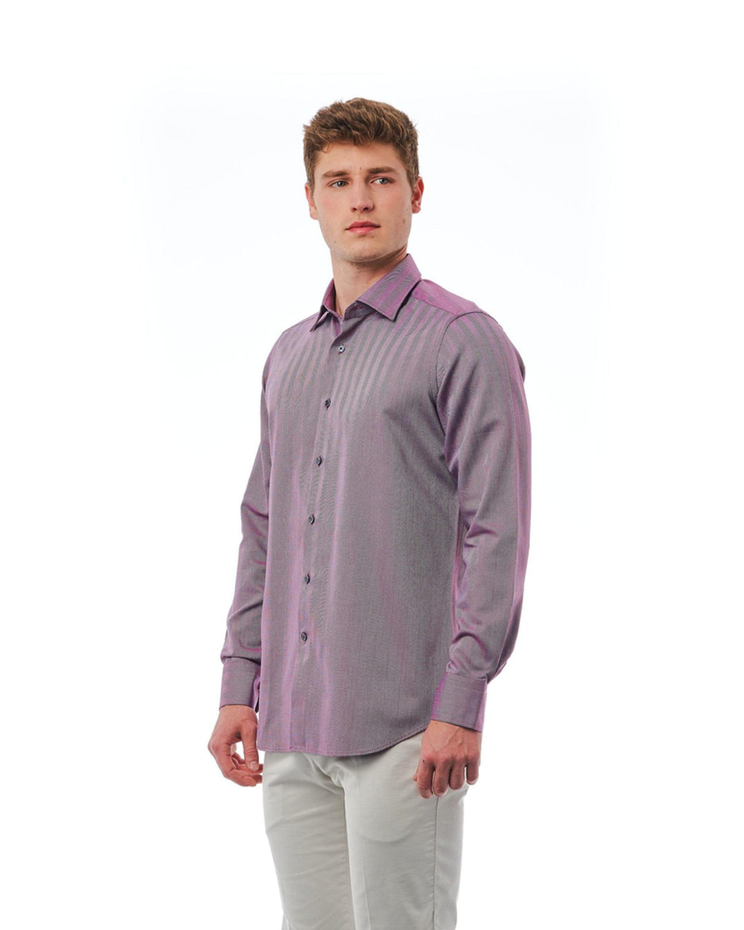 Regular Fit Shirt with Italian Collar 42 IT Men