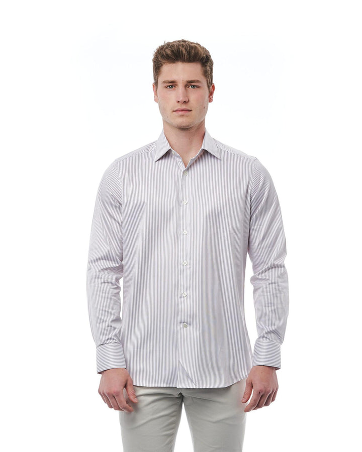 Regular Fit Shirt with Italian Collar 39 IT Men