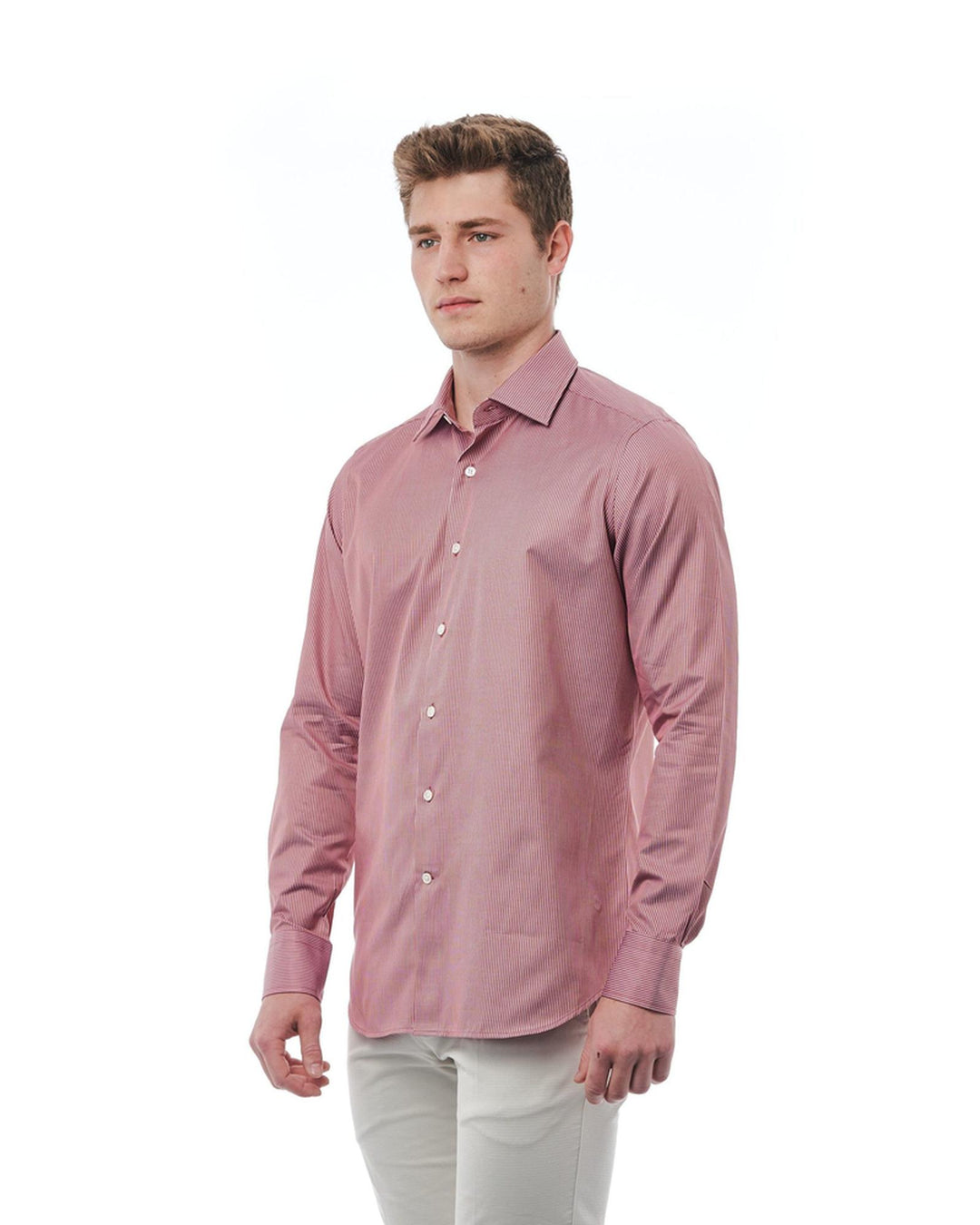 Regular Fit Shirt with Italian Collar 41 IT Men