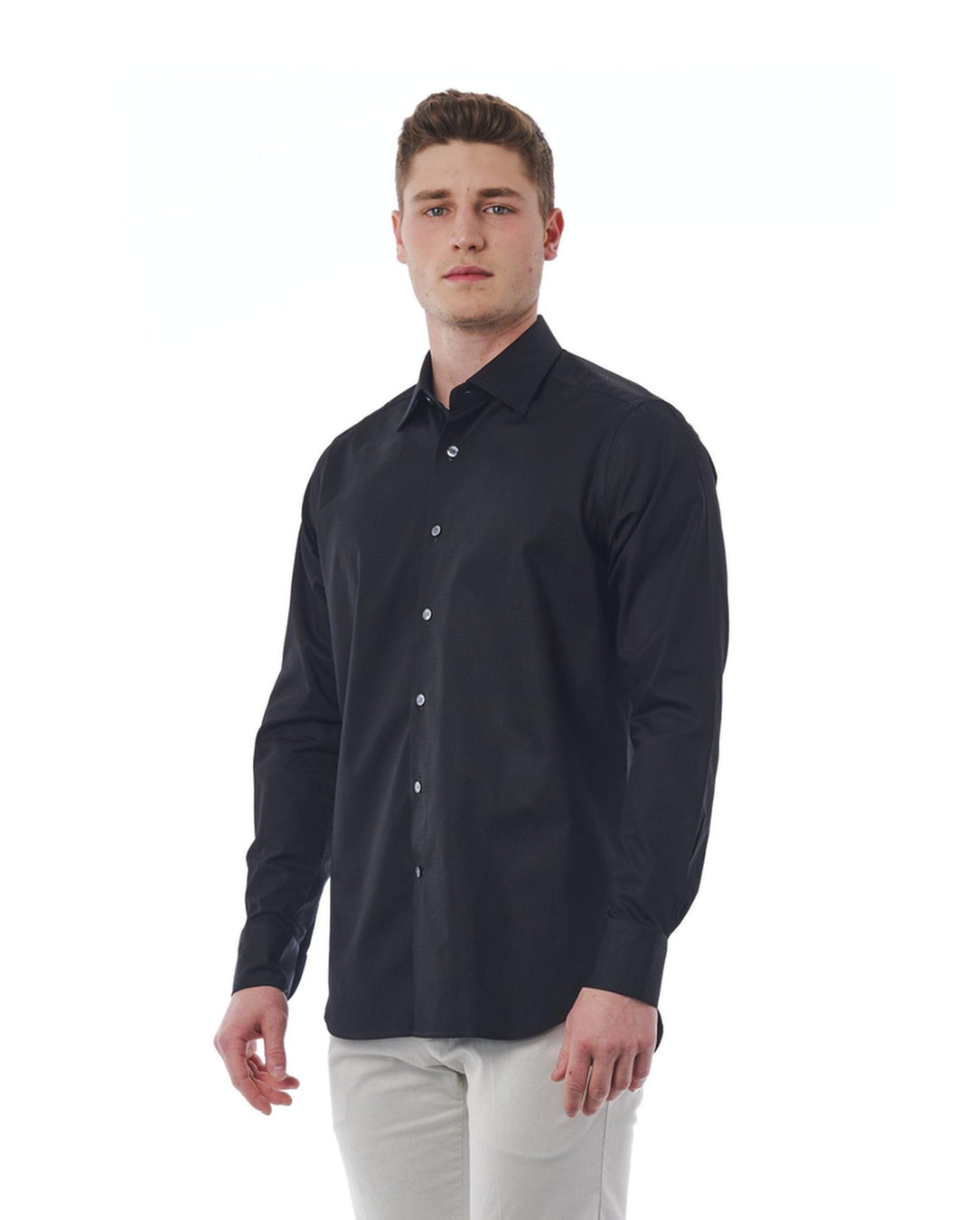 Regular Fit Shirt With Italian Collar 41 IT Men