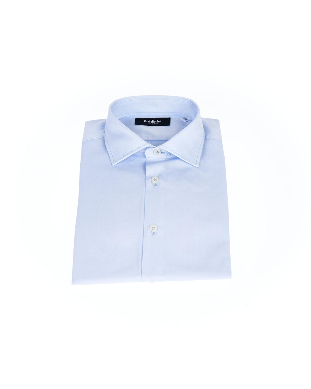 Front Closure Slim Fit Shirt with Italian Collar 42 IT Men