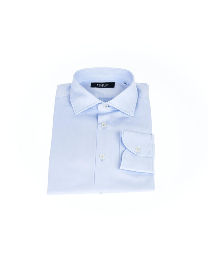 Front Closure Slim Fit Shirt with Italian Collar 42 IT Men