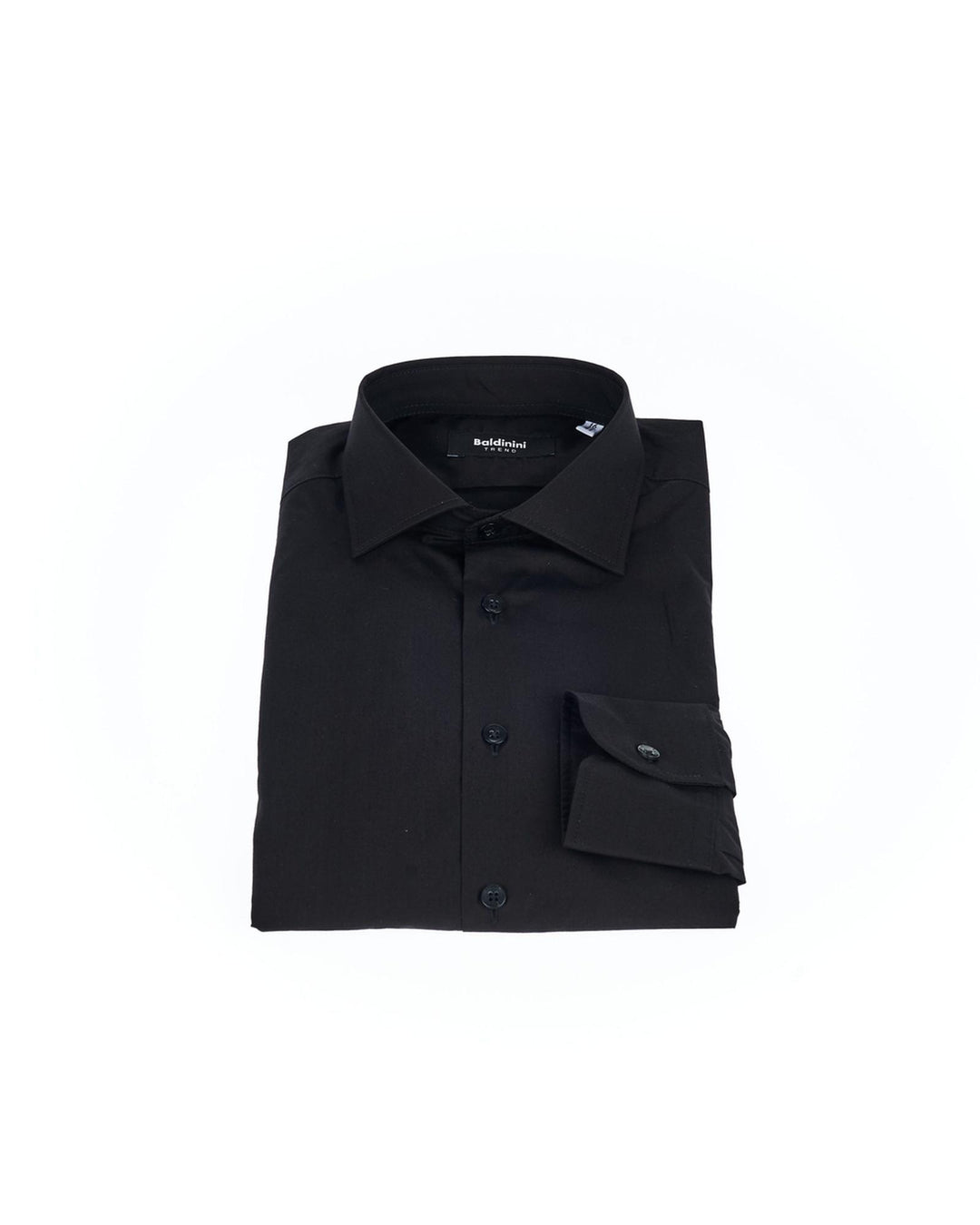 Button-Front Slim Fit Shirt with Italian Collar 39 IT Men