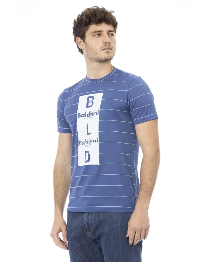 Short Sleeve T-shirt with Front Print XL Men