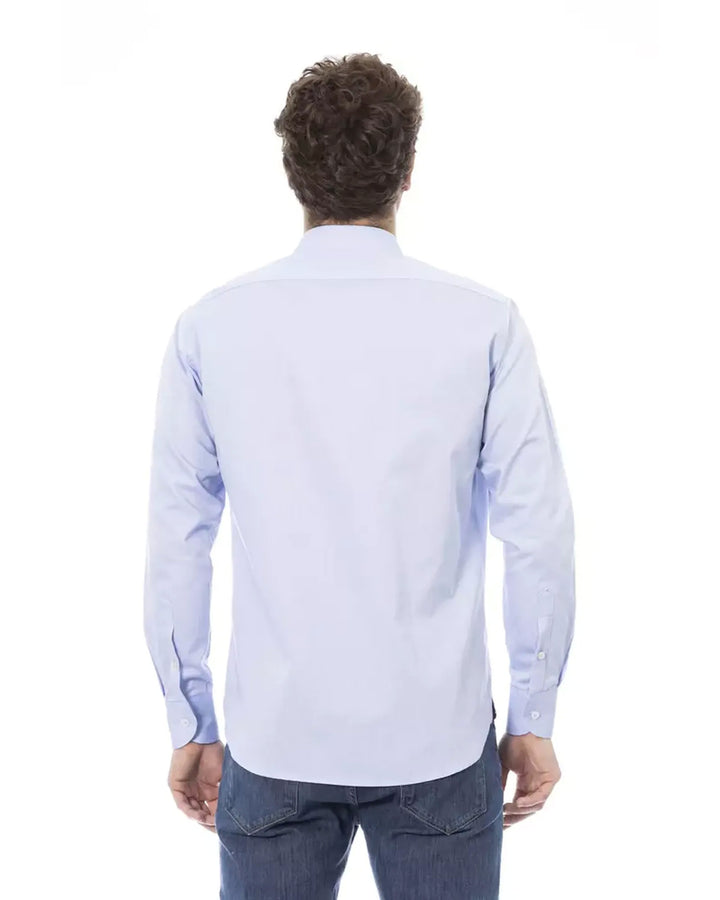 Regular Fit Shirt with Italian Collar and Button Closure 43 IT Men