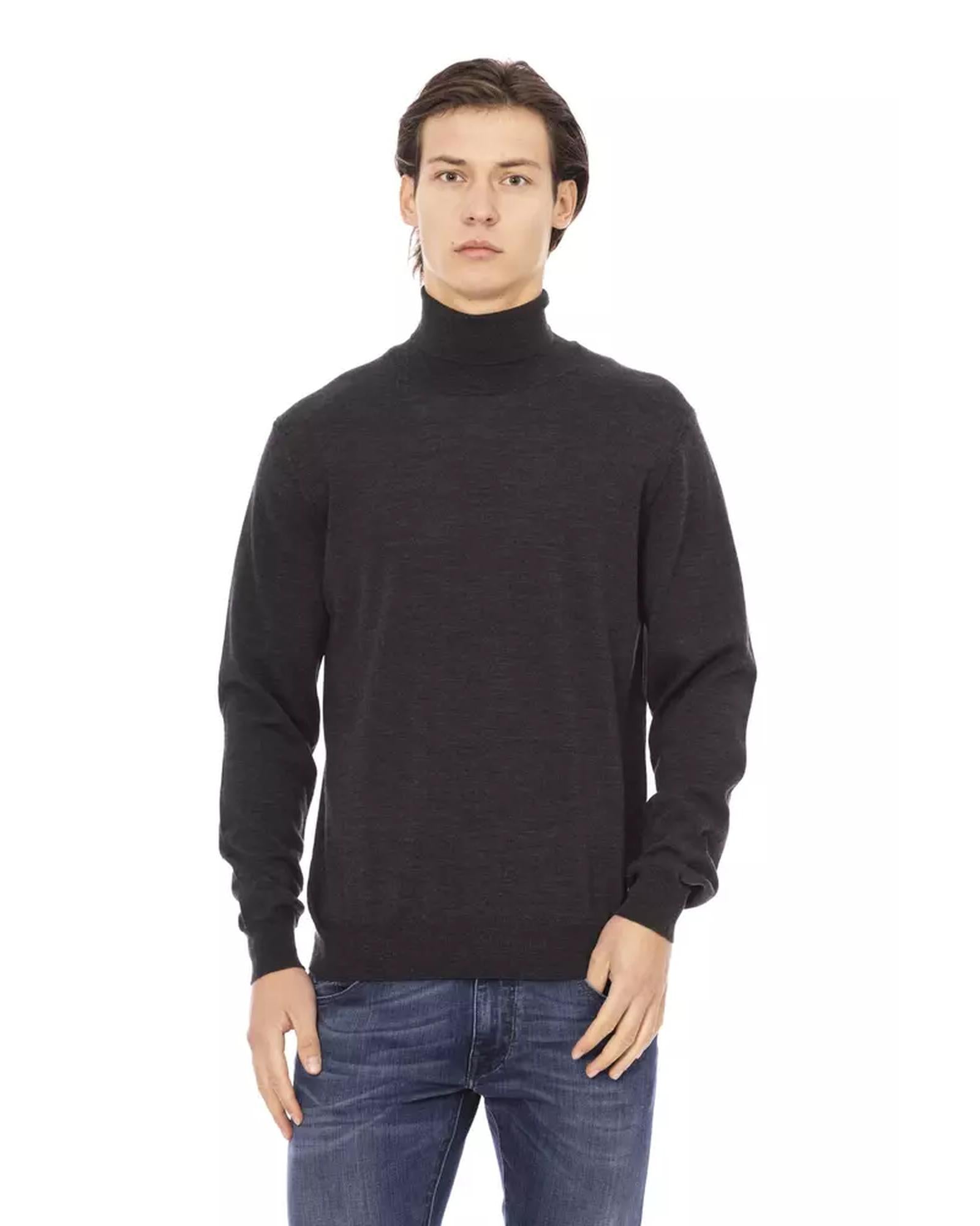 Baldinini Monogram Turtleneck Sweater M Men