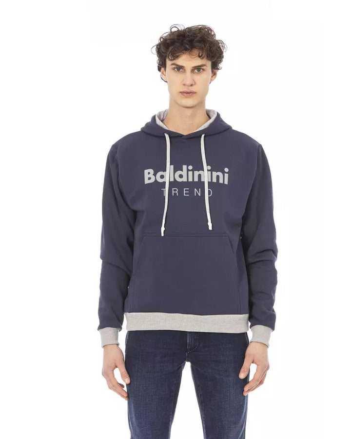 Hoodie with Front Logo and Maxi Front Pocket XL Men