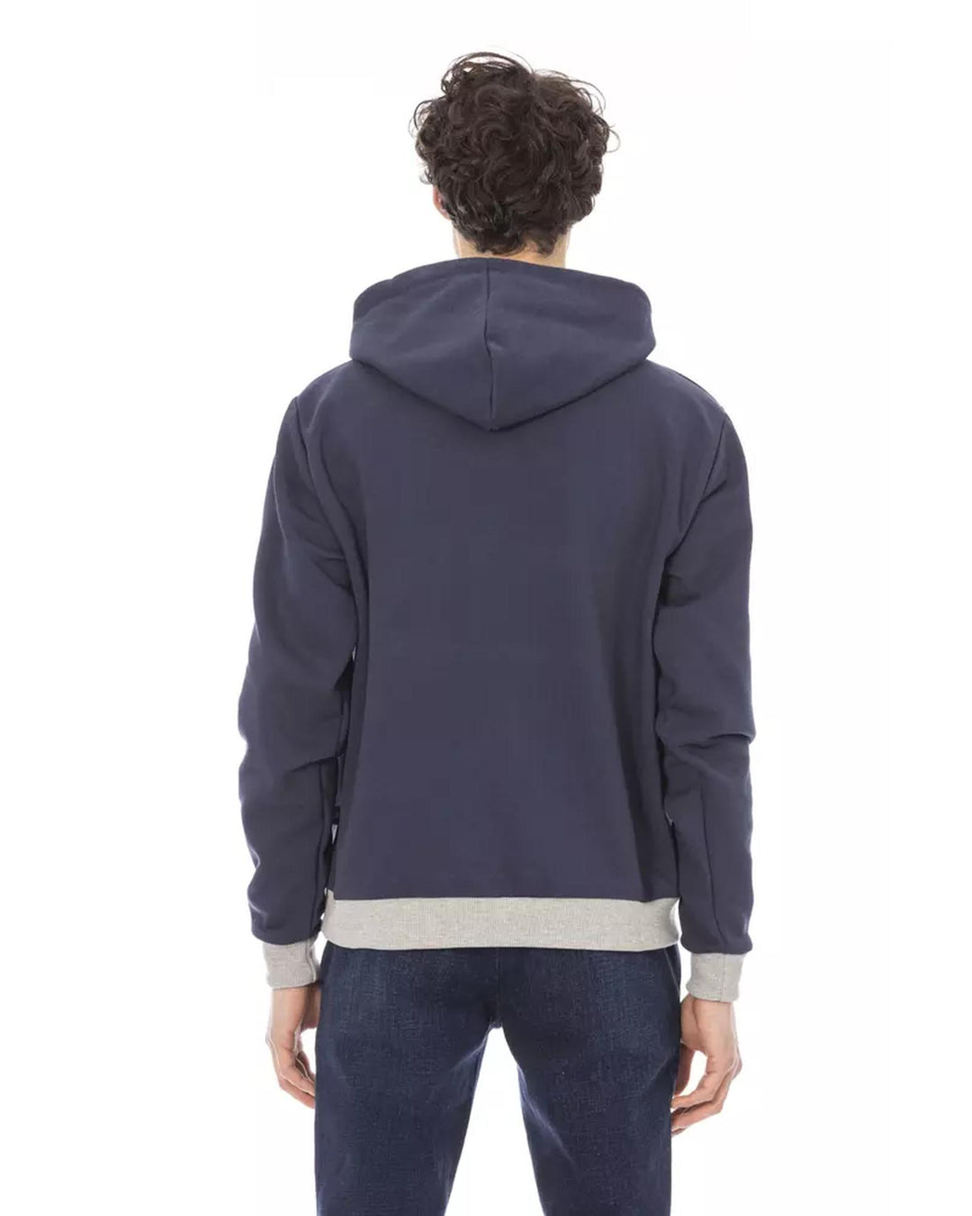 Hoodie with Front Logo and Maxi Front Pocket XL Men