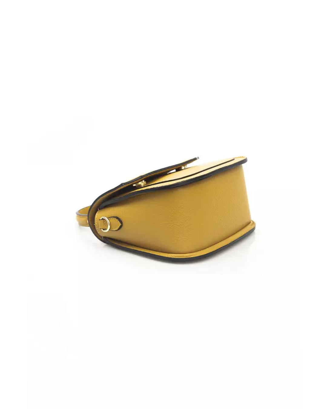 Golden Logo Flap Shoulder Bag One Size Women