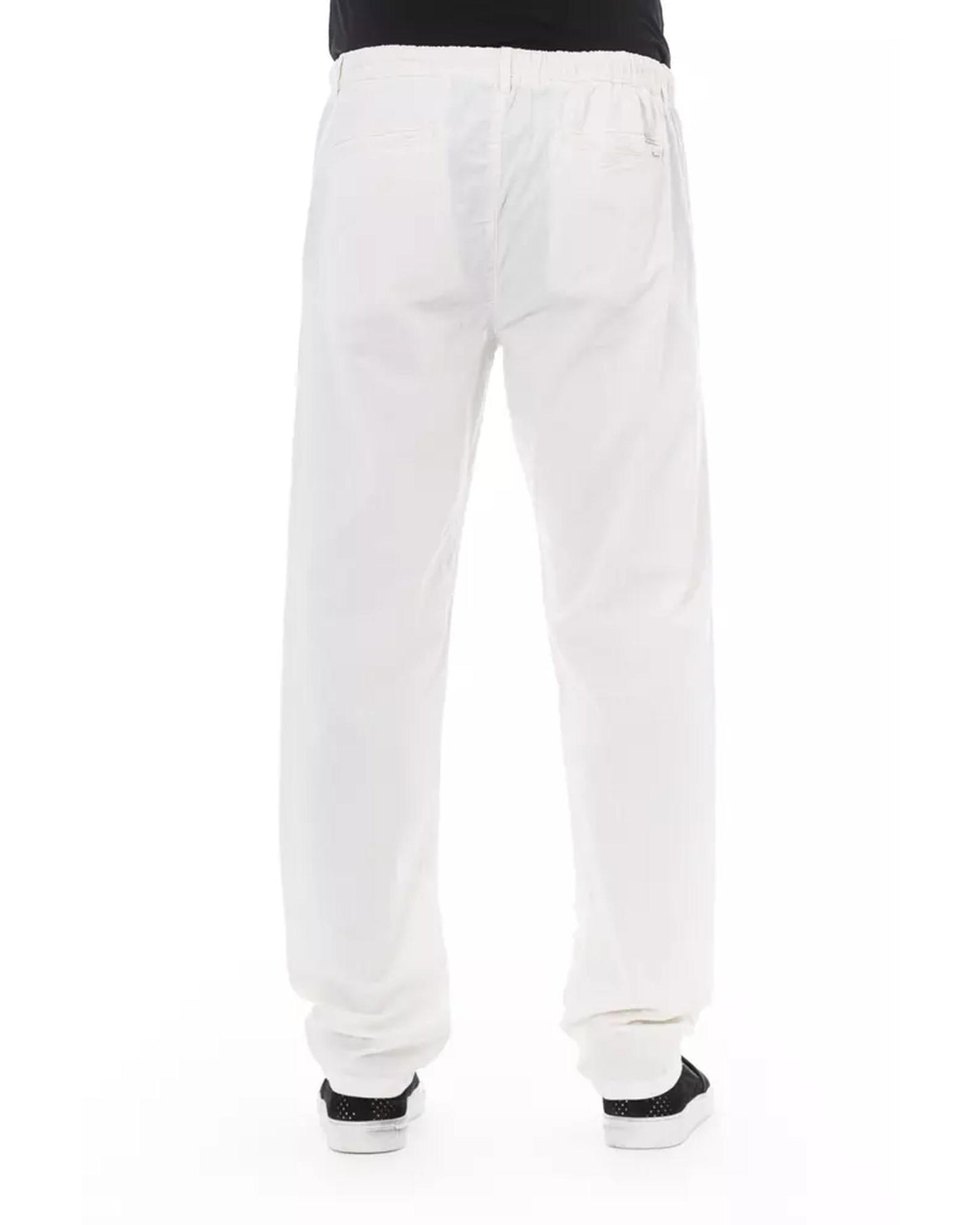 Front Zipper Chino Trousers with Side and Back Pockets 44 IT Men