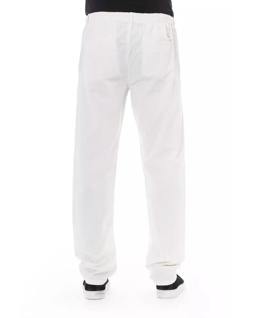 Front Zipper Chino Trousers with Side and Back Pockets 48 IT Men