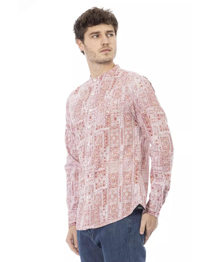 Regular Fit Mandarin Collar Shirt S Men