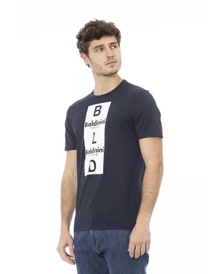 Short Sleeve T-shirt with Front Print L Men