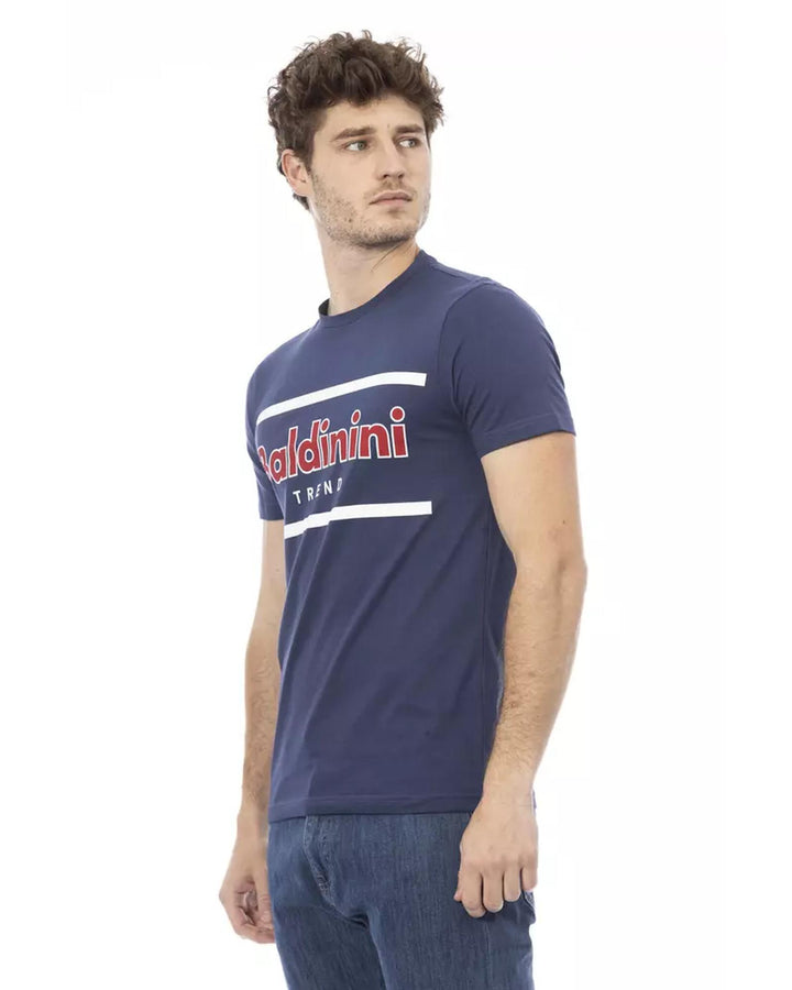 Short Sleeve T-shirt with Front Print L Men