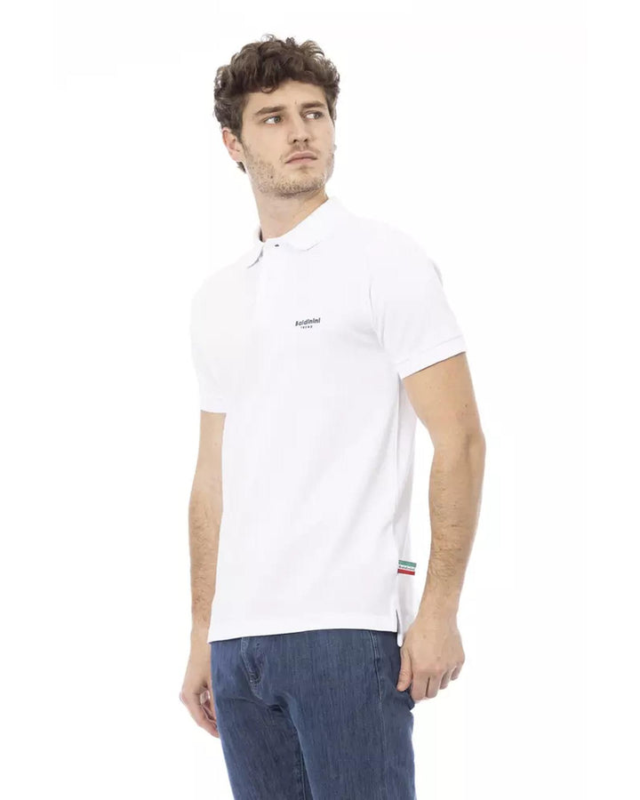 Embroidered Short Sleeve Polo Shirt L Men