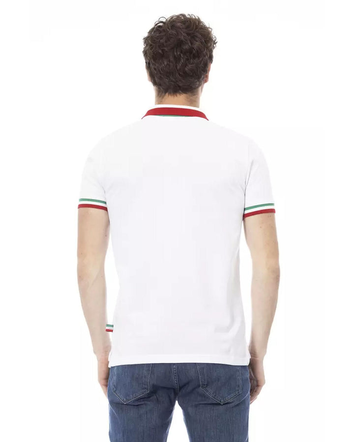 Embroidered Tricolor Collar Polo Shirt 4XL Men