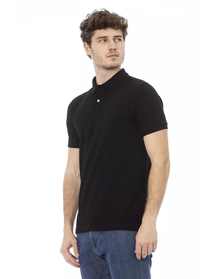 Embroidered Polo Shirt with Short Sleeves S Men