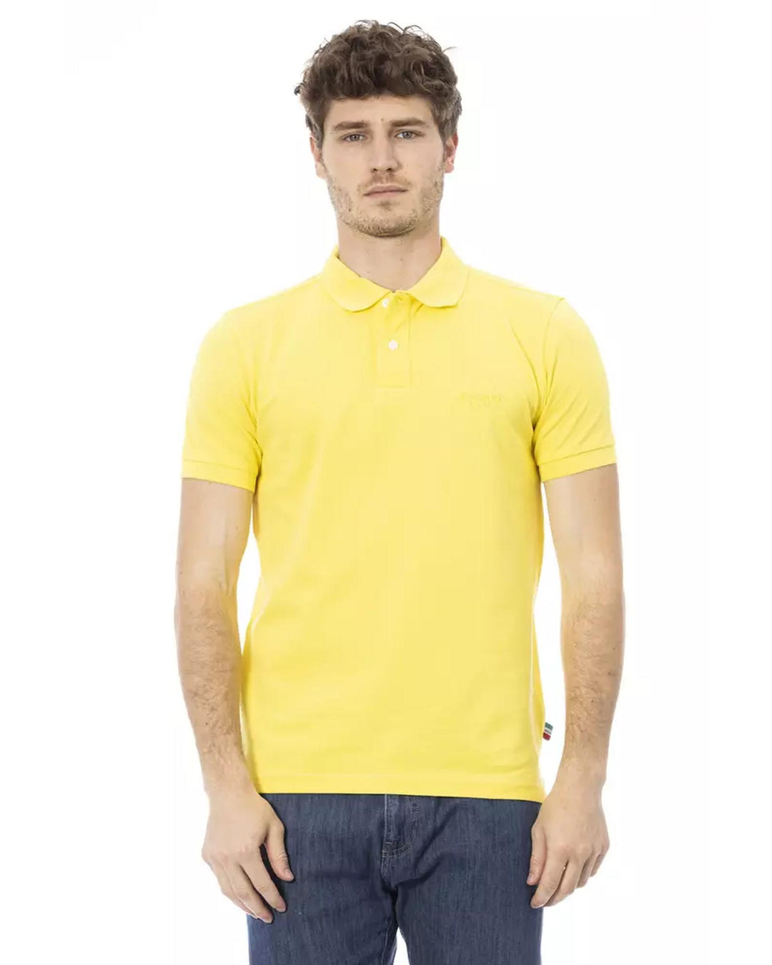 Embroidered Polo Shirt with Short Sleeves S Men