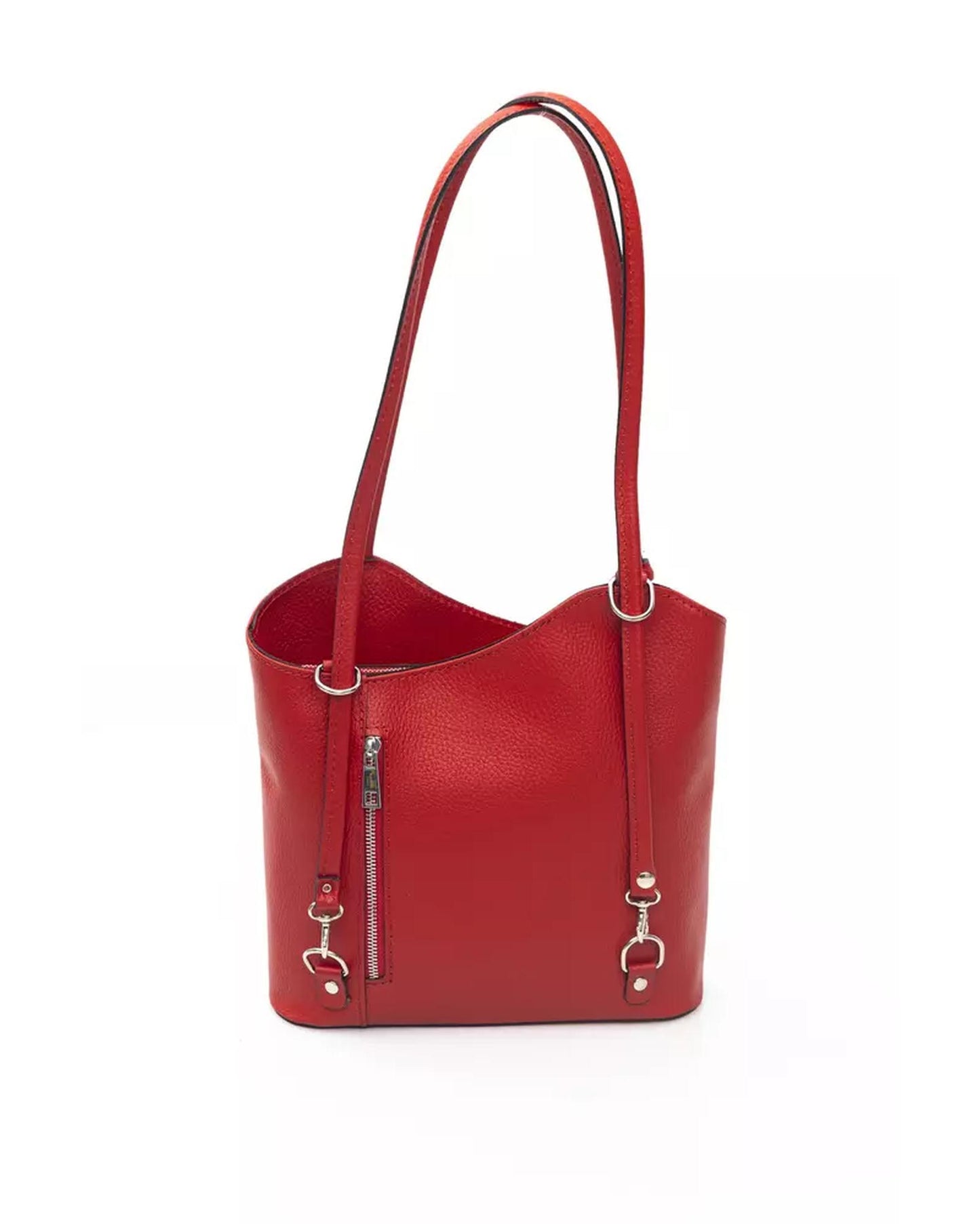 Leather Convertible Bag with Versatile Design One Size Women