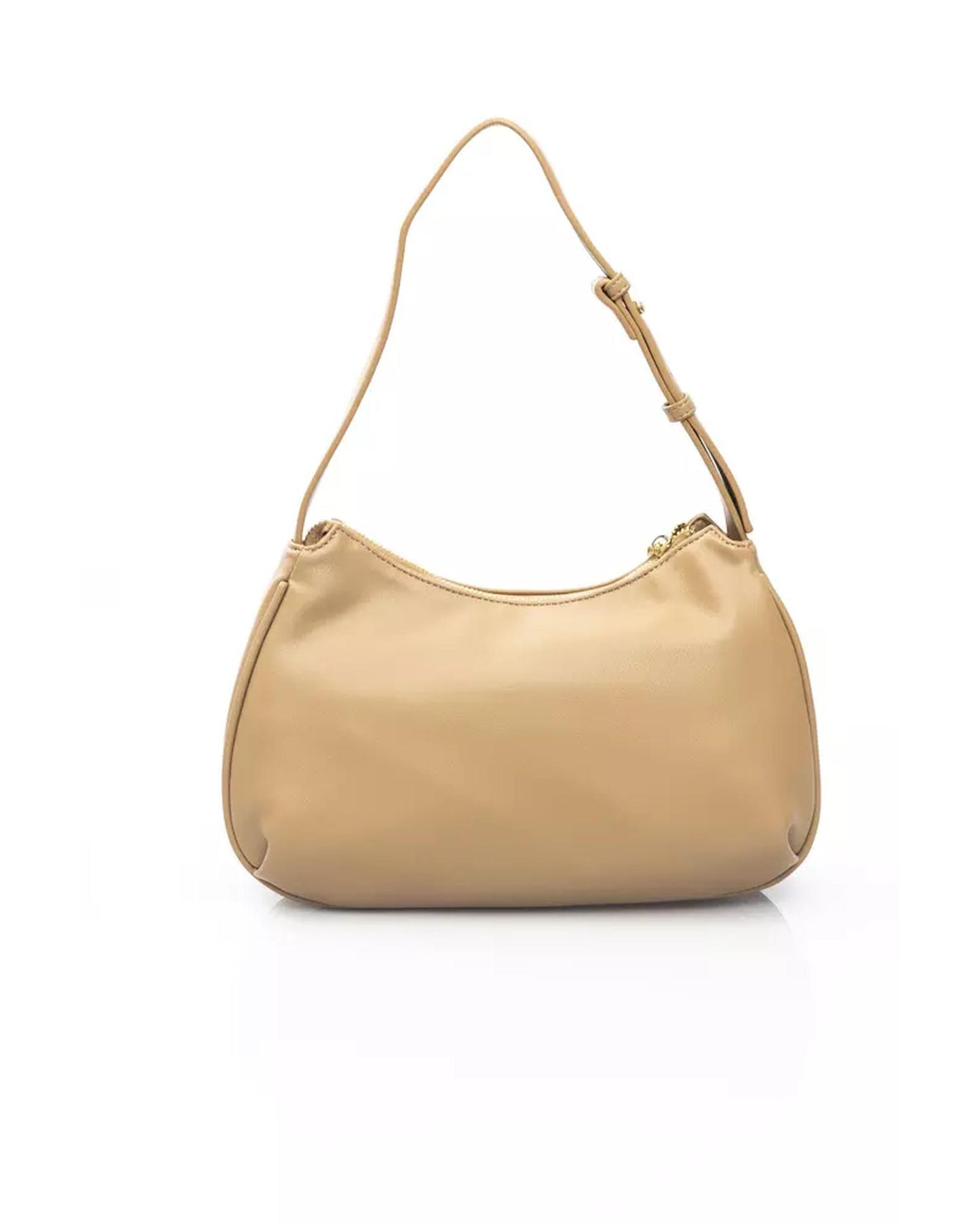 Golden Logo Zippered Bag with Internal Compartments One Size Women