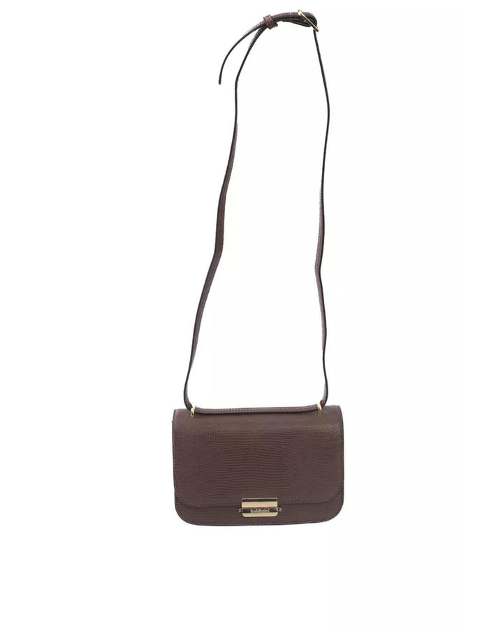 Logoed Lining Shoulder Bag with Golden Details One Size Women