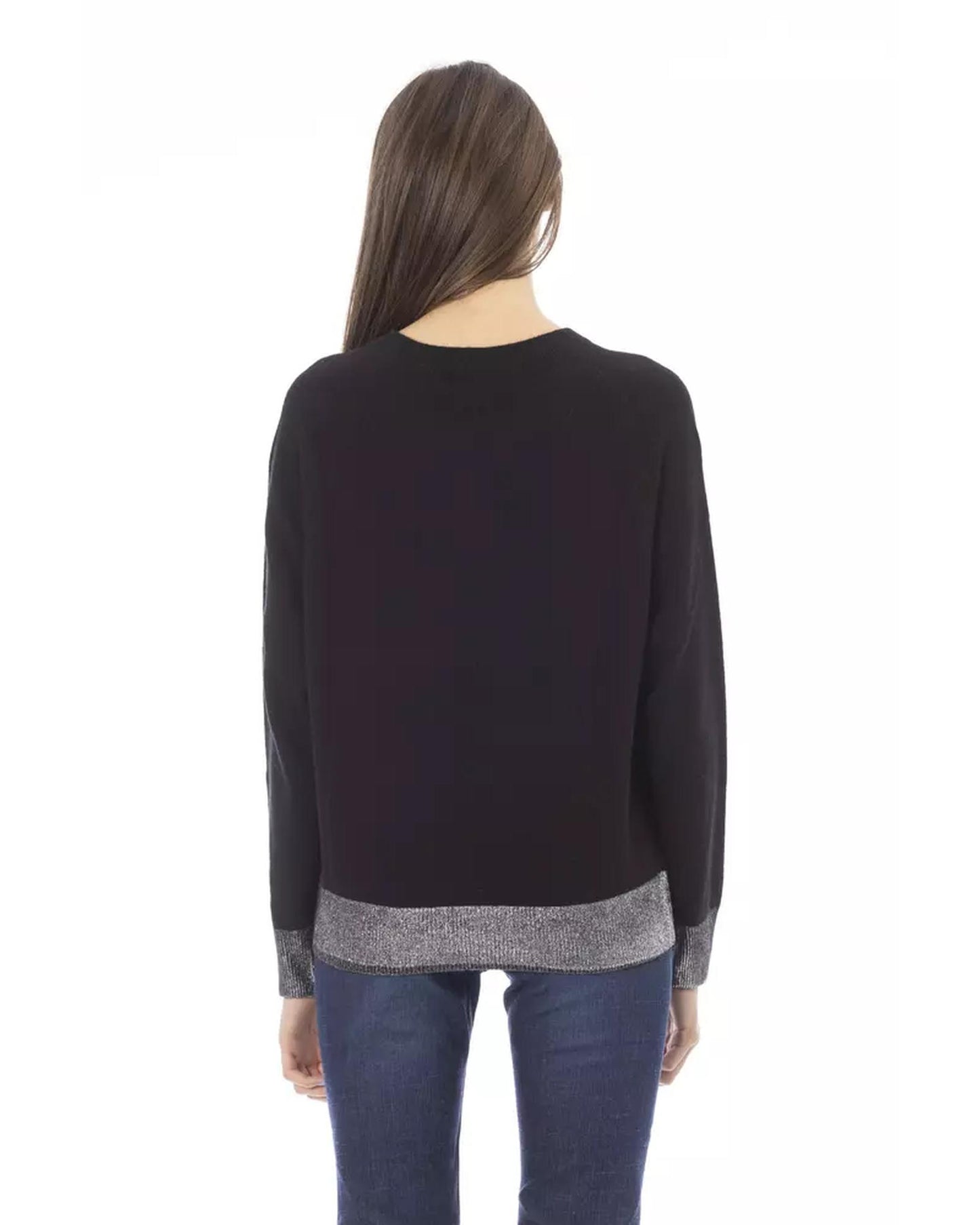 Metal Monogram Crew Neck Sweater S Women