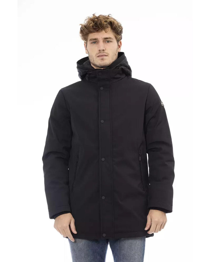 Long Jacket with External Welt Pockets and Front Closure M Men