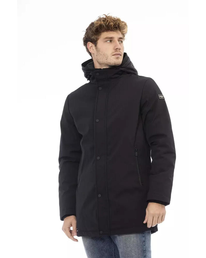 Long Jacket with External Welt Pockets and Front Closure M Men