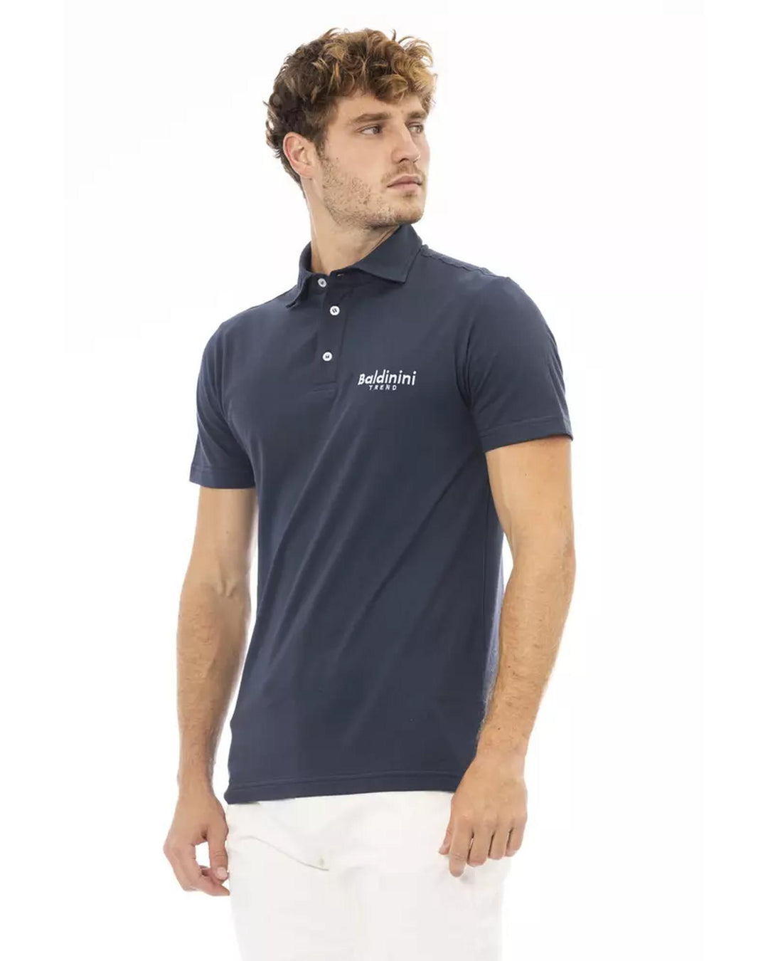 Embroidered Logo Polo Shirt L Men