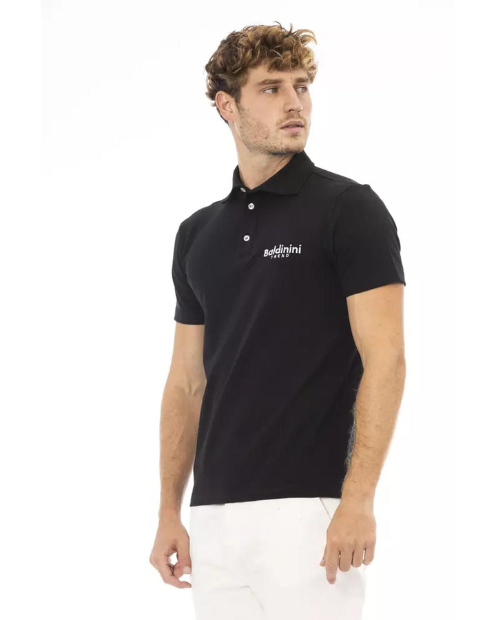 Embroidered Logo Polo Shirt with Short Sleeves M Men