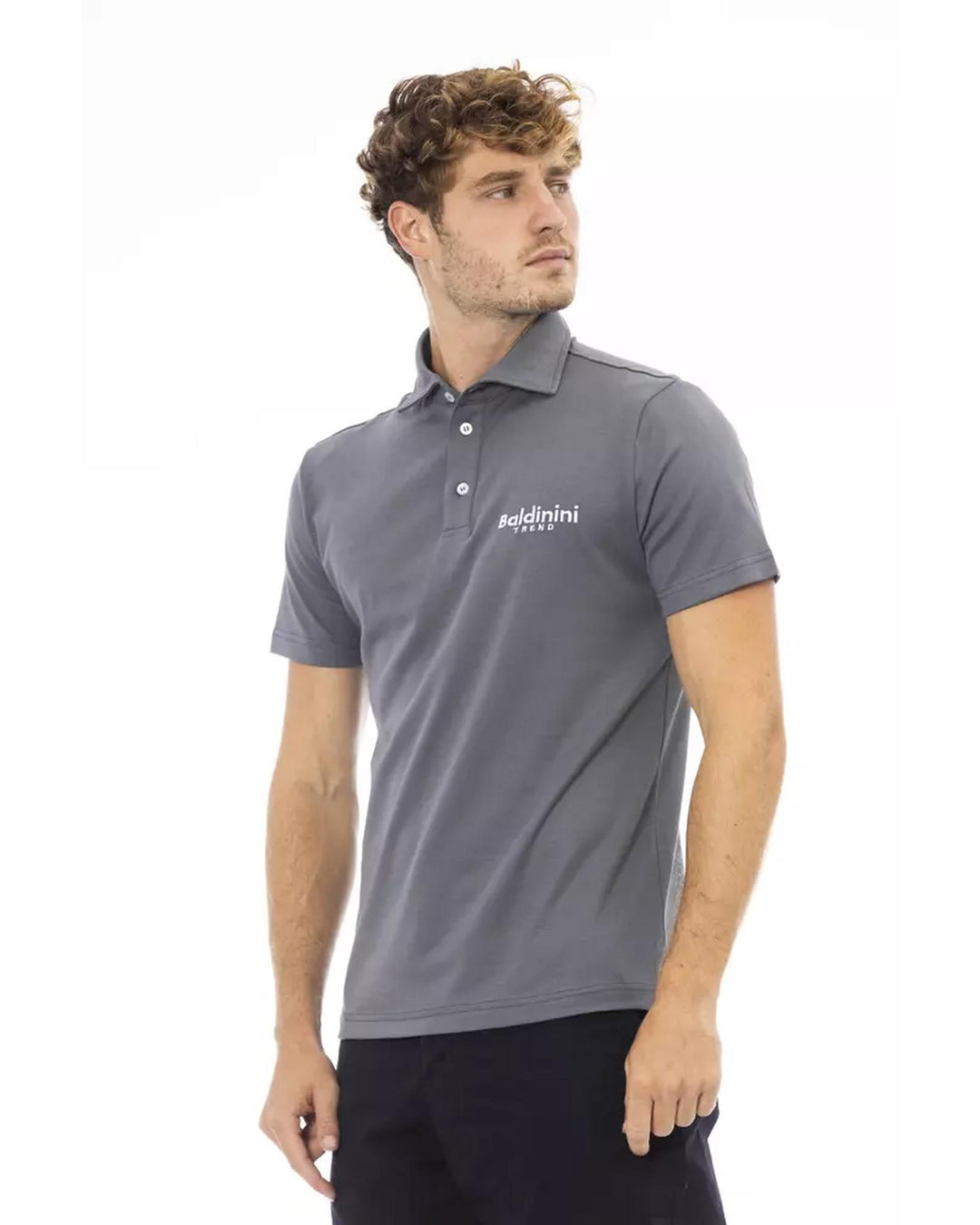 Embroidered Logo Polo Shirt L Men