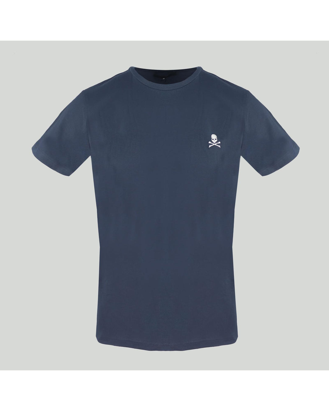 Blue Navy Embroidered Logo Underwear T-Shirt M Men