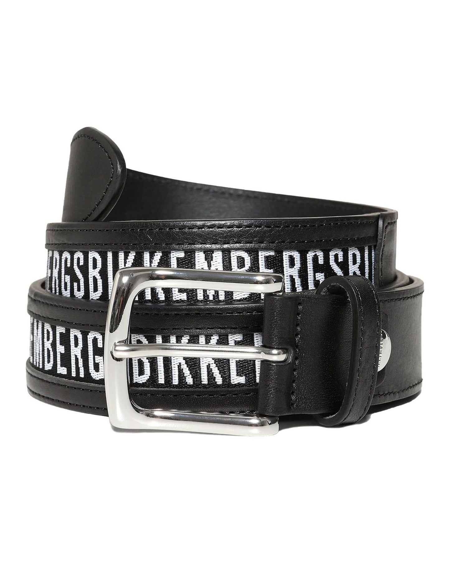 Bikkembergs Mens Belt - Black Calfskin 105 cm Men