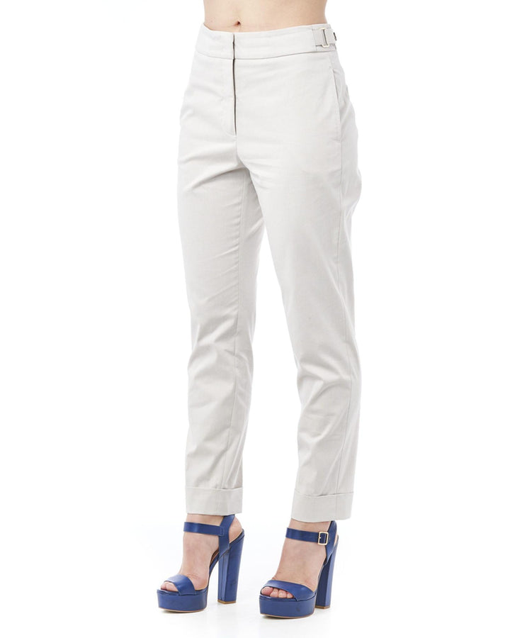 Straight Leg Trousers with Side and Back Pockets M Women